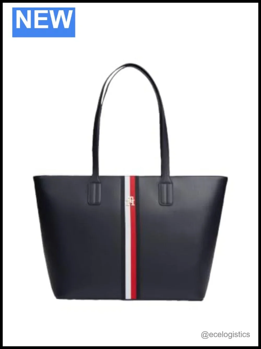 Large Tote Bag with Zipper and Internal Pocket for Women – Polyurethane Handbag